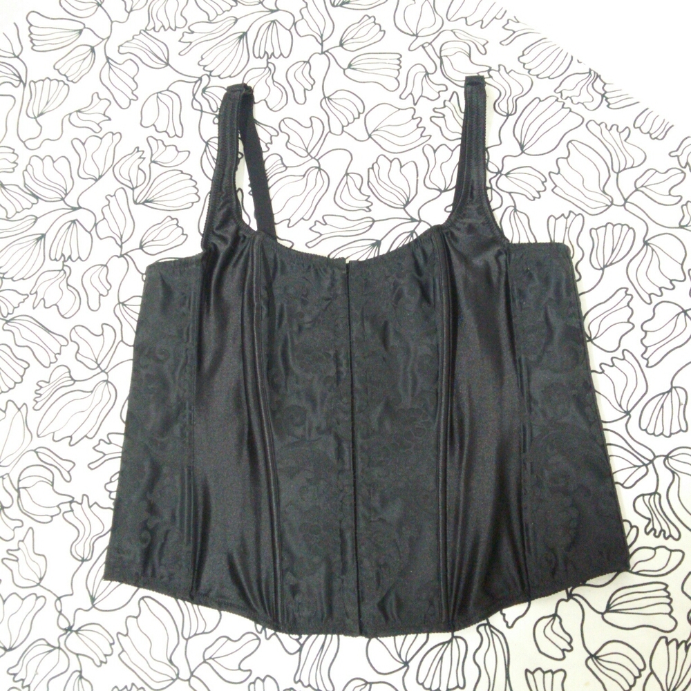 Frederick's of Hollywood black corset